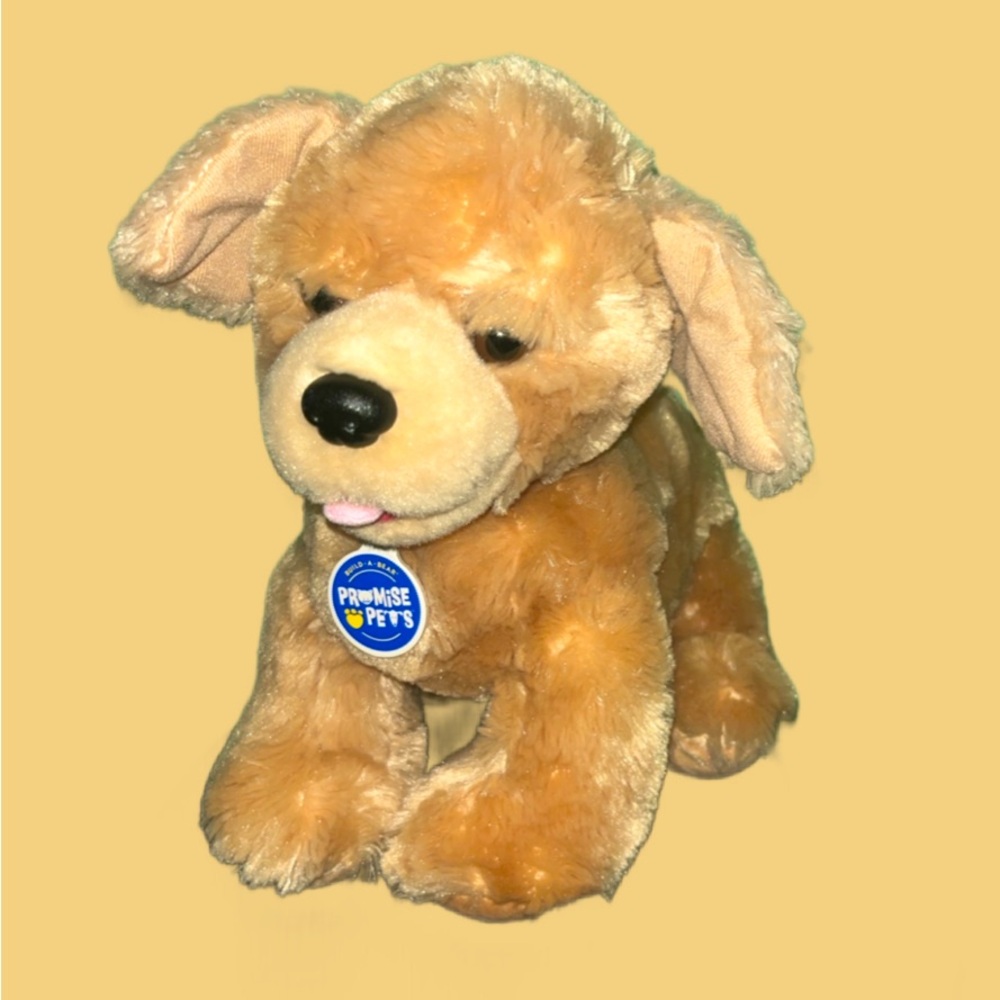 Promise pets dog golden retriever/lab plush build a bear